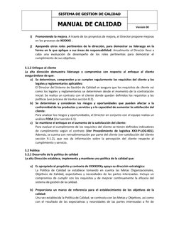 Manual de Calidad ISO 9001:2015 | PDF | Sistema de manejo de calidad ...