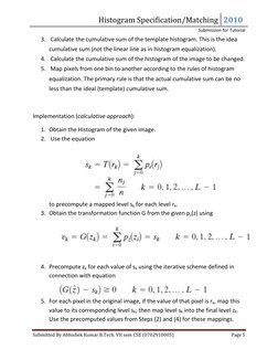 Histogram Specification and Matching Techniques | PDF | Imaging ...