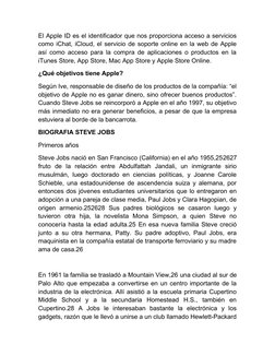 El Apple ID es el identificador que nos proporciona acceso a servicios
como iChat, iCloud, el servicio de soporte online en l