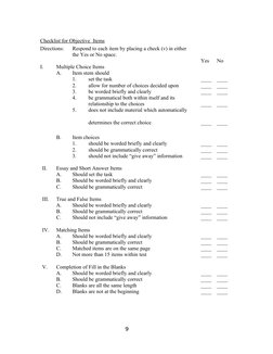 Test Directions Excerpt Example Effective Test Direction Guidelines | PDF | Multiple Choice | Test ...