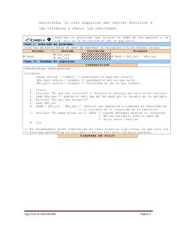 Ing. Cesar A. Cano Bonilla 
Página 3 
 
 
  
 
 
  
 
 
 
escritorio, lo cual significa dar valores ficticios a 
las variable