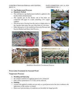 Timber Conservation Methods Methods of Wood Preservation Techniques | PDF | Wood | Lumber