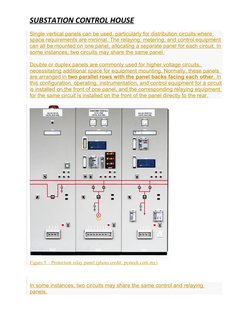 Substation Control House Overview | PDF | Electrical Substation | Relay