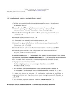 Detectronic 606 Manual del Detector Detectronic 606 | PDF | Diodo emisor de luz | Rieles