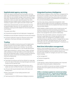 ACBS Commercial Loan System Fact Sheet | PDF | Loans | Interest