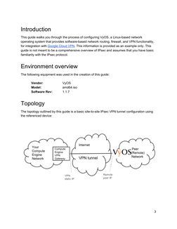 Introduction 
This guide walks you through the process of configuring VyOS, a Linux-based network 
operating system that prov
