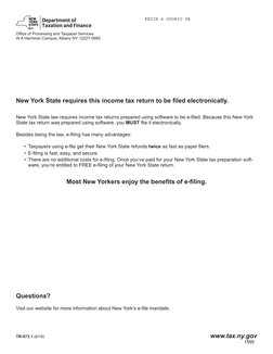 TR-573.1 (6/18)
www.tax.ny.gov
New York State requires this income tax return to be filed electronically.
New York State law