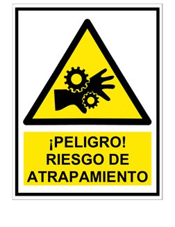  
 
 
 
¡PELIGRO! 
RIESGO DE 
ATRAPAMIENTO 
