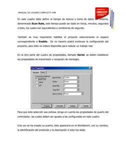 MANUAL DE USUARIO CIMPLICITY HMI 
 
En este cuadro debe definir el tiempo de lectura o toma de datos del sistema, 
denomi