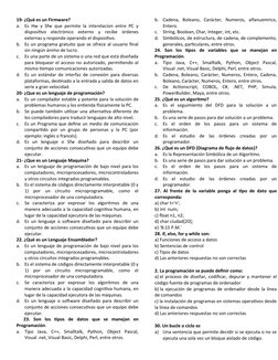 19- ¿Qué es un Firmware?
a.
Es Hw y Sfw que permite la interelacion entre PC y
dispositivo  electrónico  externo  y  recibe