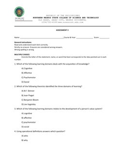 ISO 9001:2015
C e r t i f i e d
 REPUBLIC OF THE PHILIPPIINES
NORTHERN NEGROS STATE COLLEGE OF SCIENCE AND TECHNOLOGY
OLD SA