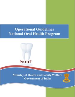 National Oral Health Program Guidelines | PDF | Periodontology | Dentistry