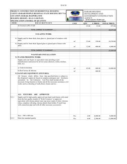 10 of 16
PROJECT: CONSTRUCTION OF RESIDENTIAL BUILDING
CLIENT:-HARARI PEOPLE REGIONAL STATE HOUSING DEV'T & GOV'T CONSTRUCTIO