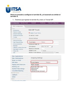 Ahora se procede a configurar el servidor B, y el escenario es similar al 
servidor A.
1. Tenemos que ingresar el servidor B