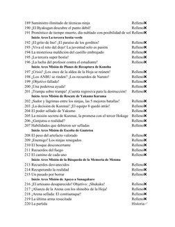 189 Suministro ilimitado de técnicas ninja
Relleno❌
190 ¡El Byakugan descubre el punto débil!
Relleno❌
191 Pronóstico de tiem