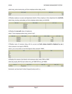 CE246                                                                                                              DATABASE M