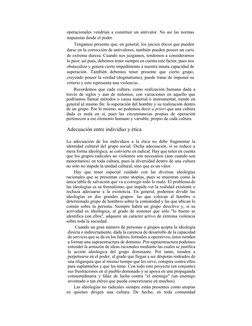 operacionales vendrían a constituir un antivalor. No así las normas 
impuestas desde el poder.  
Tengamos presente que, en ge