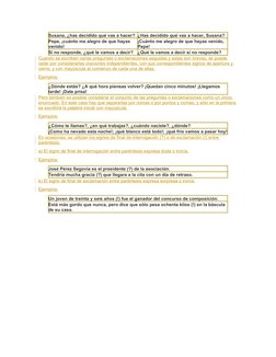 Susana, ¿has decidido qué vas a hacer? ¿Has decidido qué vas a hacer, Susana?
Pepe, ¡cuánto me alegro de que hayas 
venido!
¡