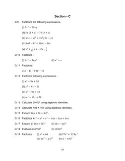 Class 9 Polynomials Worksheet with Answers | PDF | Polynomial ...