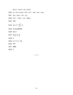 Class 9 Polynomials Worksheet with Answers | PDF | Polynomial ...