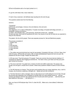 5)Final rnd:Questions abt ur fav topic(i picked c/c++) .
If u go thru with these rnds u have made thru. 
If i learn of any va