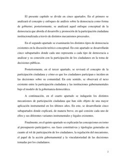2 
 
El presente capítulo se divide en cinco apartados. En el primero se 
analizará el concepto y enfoques de análisis sobre