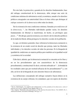 6 
 
Por otro lado, la protección y garantía de los derechos fundamentales, base 
del enfoque constitucional de la democracia