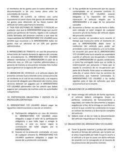 el reembolso de los gastos para la nueva obtención de
documentación  o  de  una  nueva  placa  ante  las
autoridades de trans