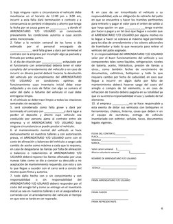 1. bajo ninguna razón o circunstancia el vehiculó debe
movilizarse  en  el  horario  de  11:00  pm  a  3:00  am,
incurrir a e