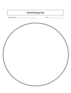 Clock Drawing Test Instructions & Scoring | PDF | Neuropsychology ...