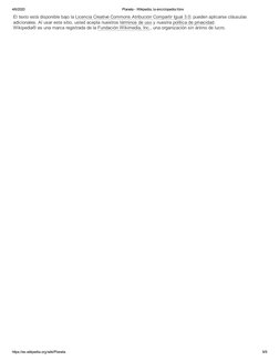 4/6/2020
Planeta - Wikipedia, la enciclopedia libre
https://es.wikipedia.org/wiki/Planeta
9/9
El texto está disponible bajo l