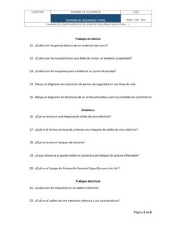 LOGOTIPO 
NOMBRE DE LA EMPRESA 
ECS1 
 
SISTEMA DE SEGURIDAD TOTAL 
 
ADM - PER - EVA 
EXAMEN DE CONOCIMIENTOS DEL ÁREA DE SE