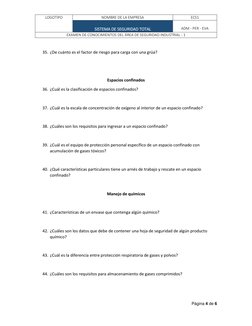 LOGOTIPO 
NOMBRE DE LA EMPRESA 
ECS1 
 
SISTEMA DE SEGURIDAD TOTAL 
 
ADM - PER - EVA 
EXAMEN DE CONOCIMIENTOS DEL ÁREA DE SE