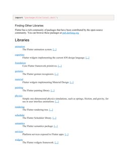 Flutter API Reference Documentation | PDF | Information Technology ...