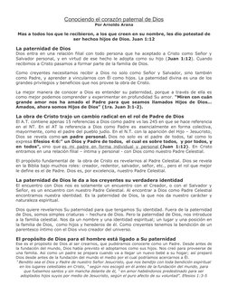 Conociendo el corazón paternal de Dios (http://ellidercristiano.blogspot.com/2013/01/conociendo-el-corazon-paternal-de-dios.h