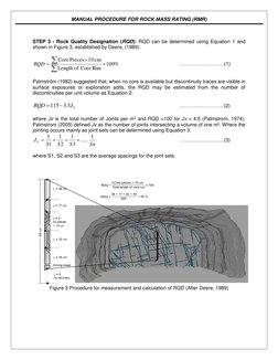 Rock Mass Rating (RMR) Manual Guide | PDF | Nature