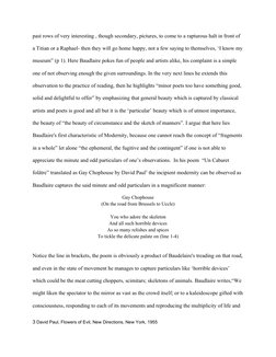 past rows of very interesting , though secondary, pictures, to come to a rapturous halt in front of 
a Titian or a Raphael- t