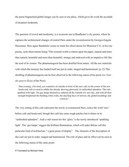 the poem fragmented global images can be seen at one place, which gives his work the accolade 
of incipient modernity.
The qu