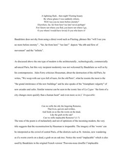 A lightning flash... then night! Fleeting beauty
By whose glance I was suddenly reborn,
Will I see you no more before etern