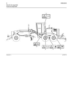 Ilustración 3
g01461172
8
SSBU8249
Sección de seguridad
Avisos de seguridad
