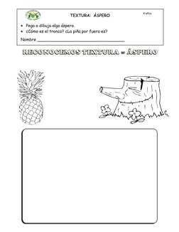 Actividades de Texturas para Niños | PDF