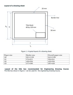 Engineering Drawing Sheet Layout Guide | PDF | Circle | Ellipse