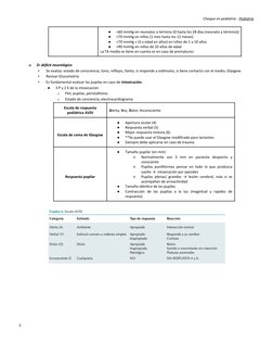 Choque en pediatría - Pediatría
●
<60 mmHg en neonatos a término (0 hasta los 28 días (neonato a término))
●
<70 mmHg en niño