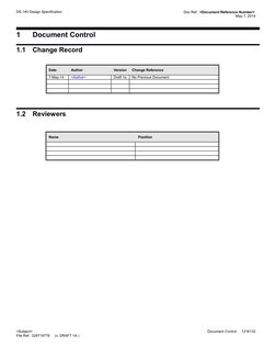 DS.140 Technical Design Specification | PDF | Database Design ...