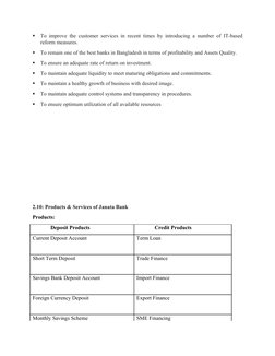 
To improve the customer services in recent times by introducing a number of IT-based
reform measures.

To remain one of th