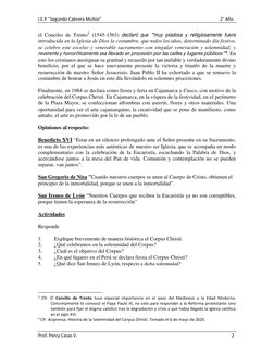 I.E.P “Segundo Cabrera Muñoz”
2° Año
Prof. Percy Casas V.
2
el Concilio de Trento3 (1545-1563) declaró que “muy piadosa y rel