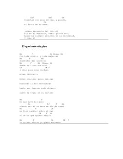 Cm7 Gm7 Dm
Cosechad con gran entrega y pasión,
Cm
el fruto de su amor.