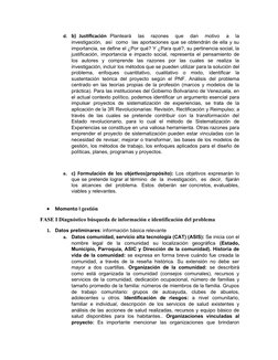 d. b)  Justificación Planteará   las   razones   que   dan   motivo   a   la
investigación,  así  como  las aportaciones que