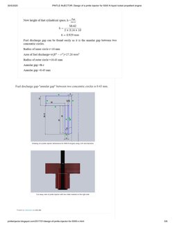 Pintle Injector Design for 5000N Engine | PDF | Rocket Engine | Rocket ...