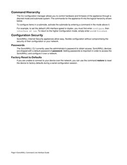 Sonicos Standard/Enhanced Command Line Interface (Cli) Guide | PDF ...